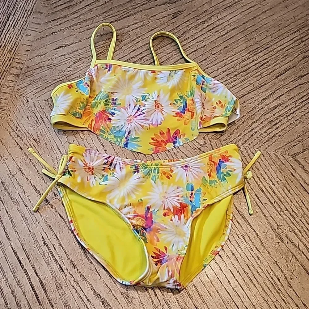 Cute flower bikini set size L 10/12